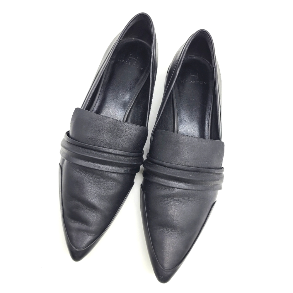 H by Halston Savannah  Pointed Toe Leather Loafer